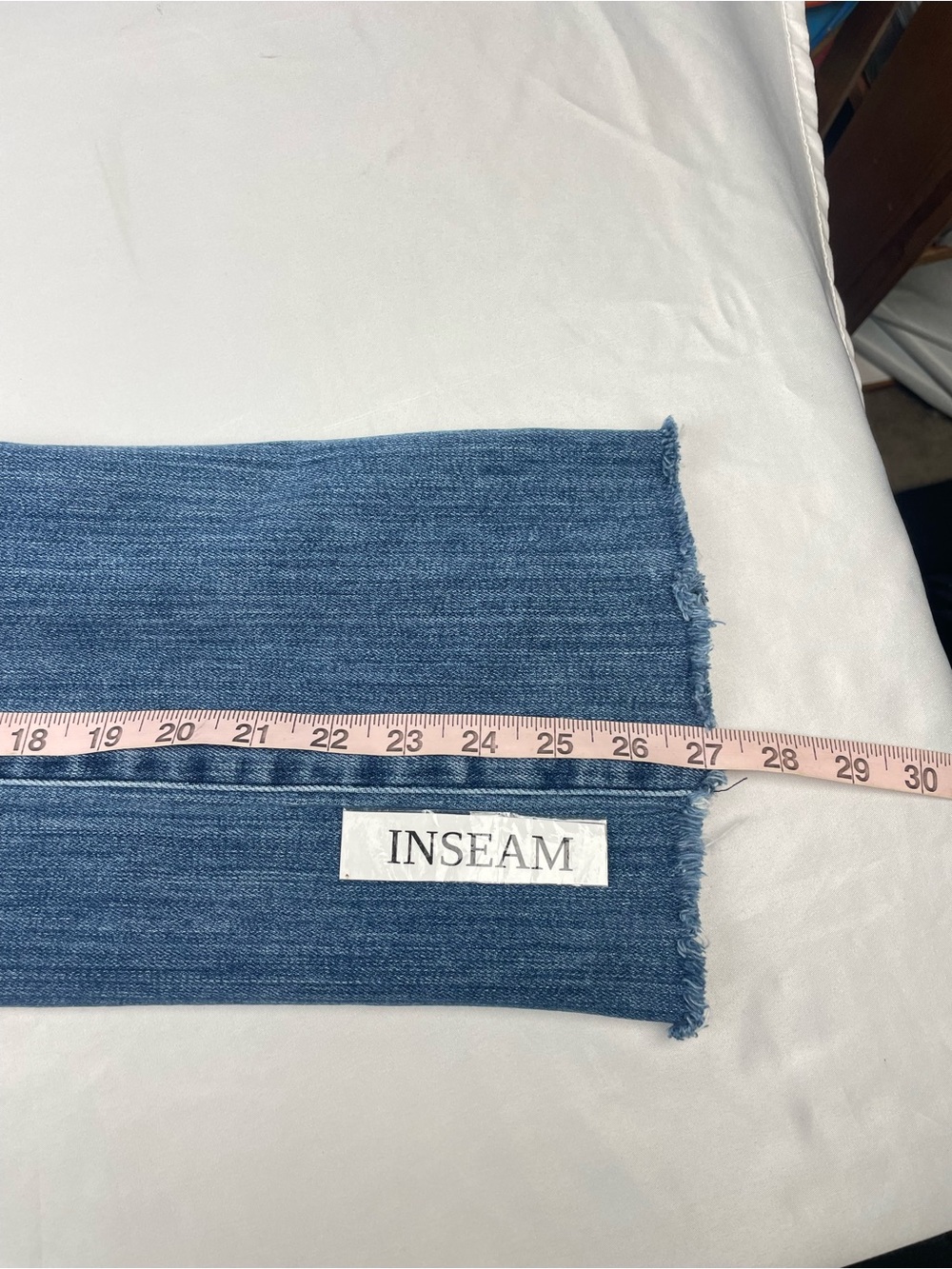 AYR The Pop Jeans Women’s Size 30 Cropped Straight Leg Fray Hem Denim - Picture 10 of 13